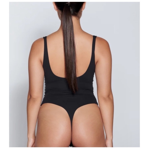 SKIMS Square Neck Bodysuit Black Onyx, size 3X - Picture 5 of 9
